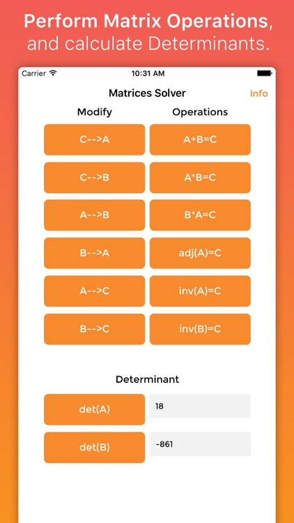 iMatrix - Matrix Calculator