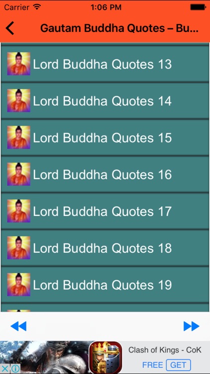 Gautam Buddha Quotes – Buddhist Quotes in Hindi screenshot-3