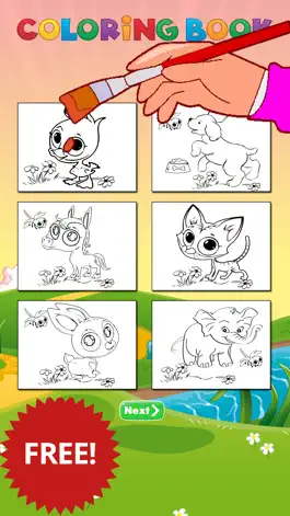 Game screenshot animal coloring page for kids apk