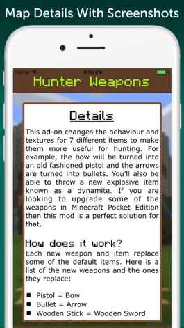 Game screenshot Hunter Weapons Add-On for Minecraft PE: MCPE hack