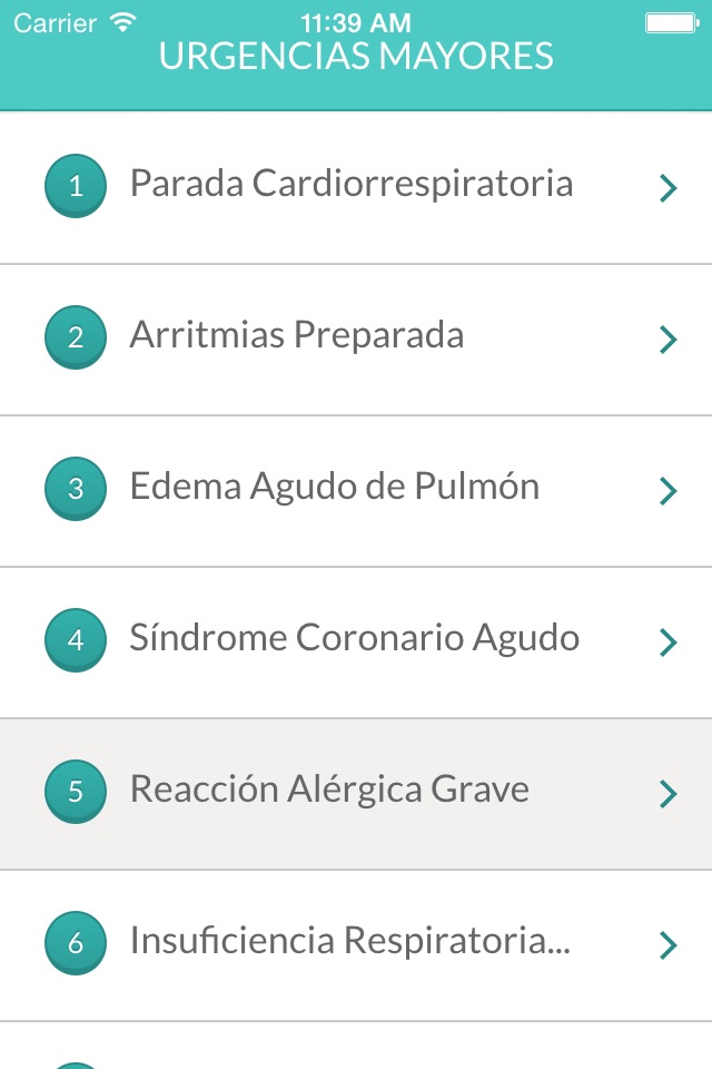 Urgencias Mayores screenshot 2