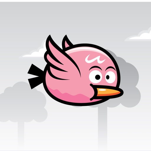 Bouncy Bird - pink bird iOS App