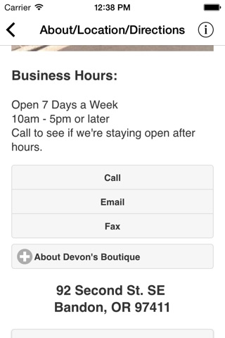 Devons Boutique screenshot 2