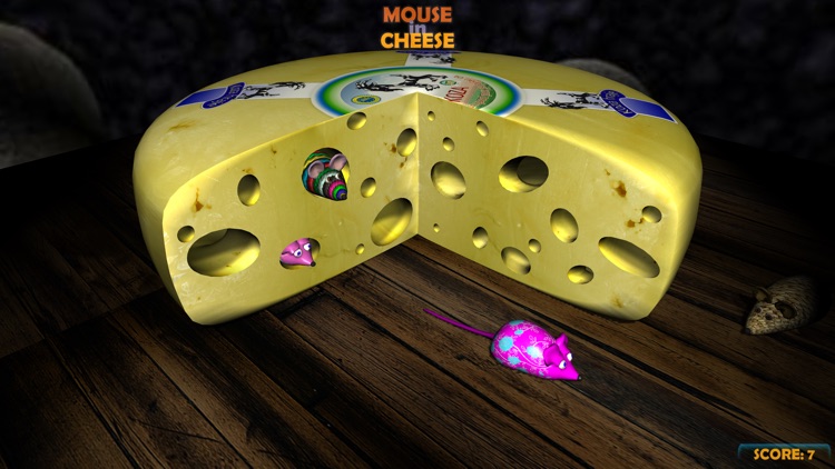 Mouse in Cheese - 3D game for cats