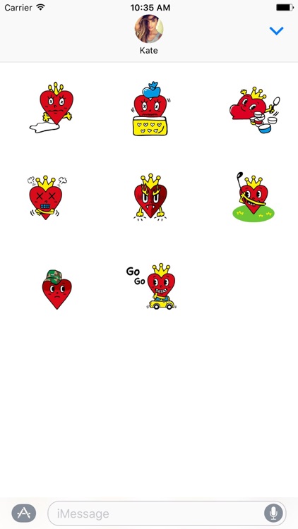 Animated Heart Emoji Stickers