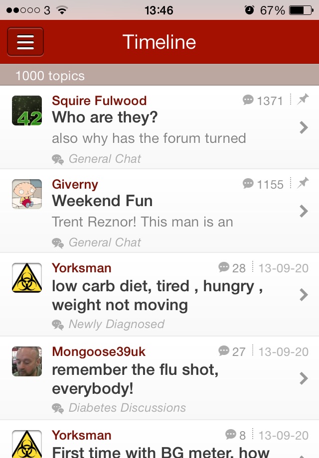 Diabetes Forum screenshot 3