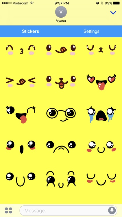 Kawaii Emoji - Cute Emoticon Stickers for Texting screenshot-3