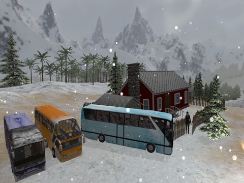 Скриншот из Offroad Snow Bus Driver 2017: Tourist Bus Driving