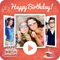 Create birthday photo slideshow from any number of birthday photos with any length of birthday movie create
