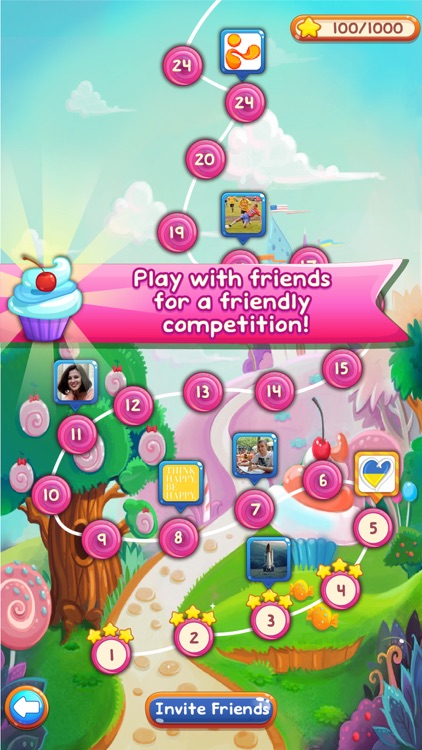 Sweet Candies 2 - Cookie Match 3 Puzzle Game