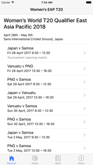 T20 Cricket EAP Qlf Japan