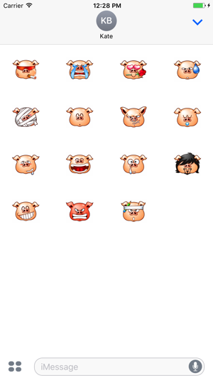 Animated Mr. Pig Stickers For iMessage(圖1)-速報App