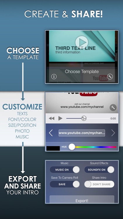 Intro Designer Lite - Create Intros for iMovie screenshot-1
