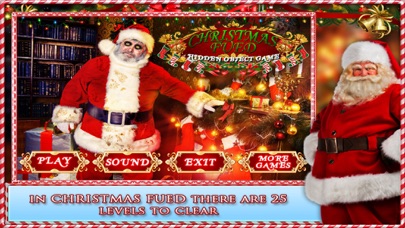 How to cancel & delete Hidden Objects Game Chirstmas Feud from iphone & ipad 4