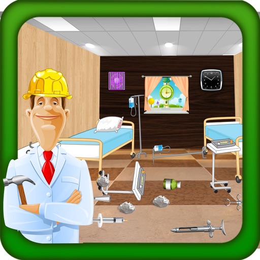 Hospital Repair- Cleaning & Wash Game icon