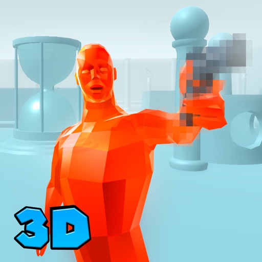 Red Superhot Time Shoot 3D Full Icon