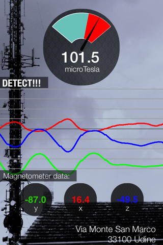 dTector - Electrosmog and Metal Detector screenshot 2