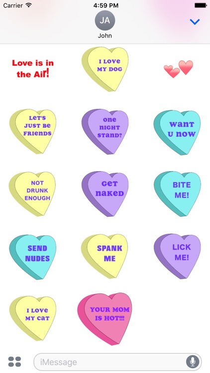 Rude Valentine's Day Stickers