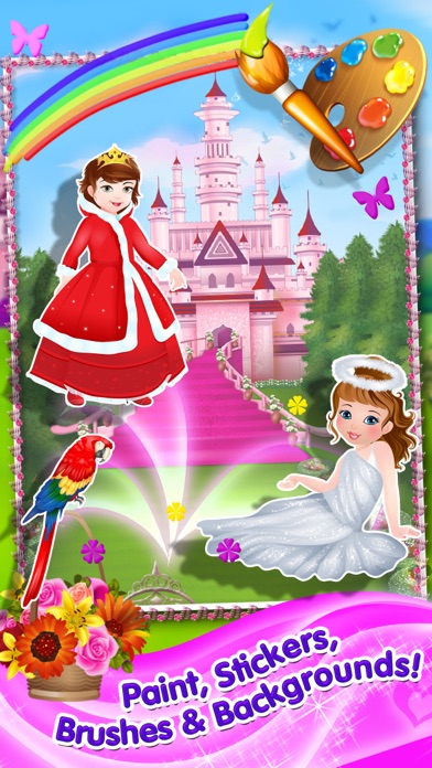 Tiny Princess Thumbelina - Photo Fun, Dress Up, Makeup & Card Maker Game Screenshot 5