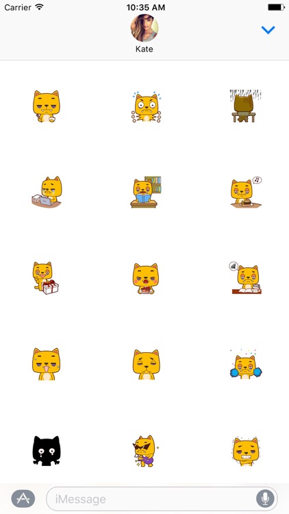 Adorable Yelly Cat Animated Stickers screenshot-3