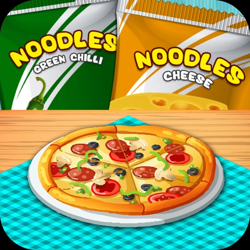 Make Noodles & Pizza - Put Ingredients for Kids Icon
