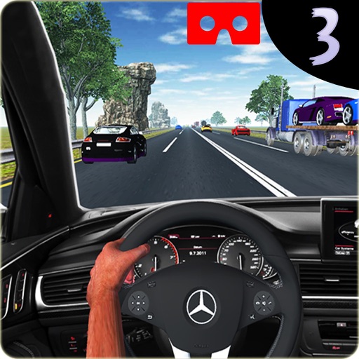 VR Crazy Car Traffic Racing 3 Pro iOS App