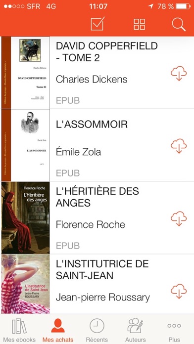 France Loisirs Suisse eBooks screenshot 2