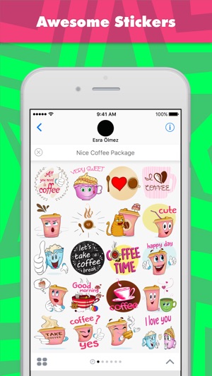 Nice Coffee Package stickers by Esra Olmez(圖1)-速報App