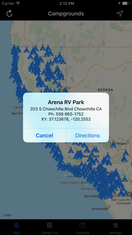 California – Campgrounds & RV Parks