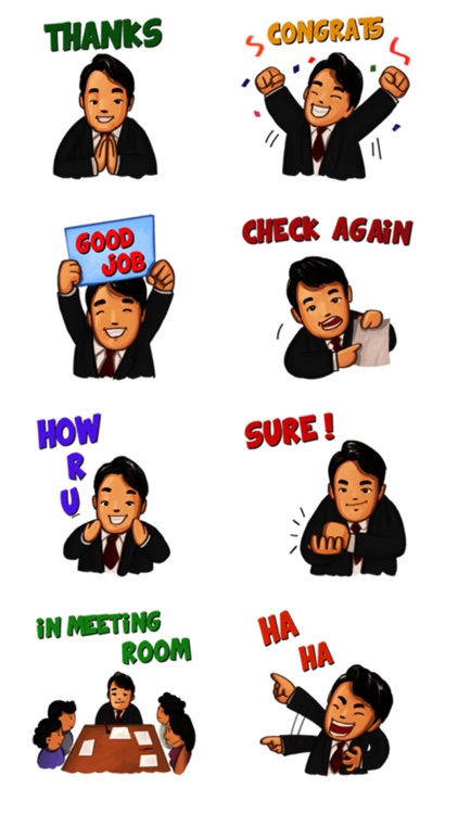 Office Man Emoji screenshot-3