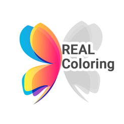Real Coloring: Coloring Book Adults & Kids