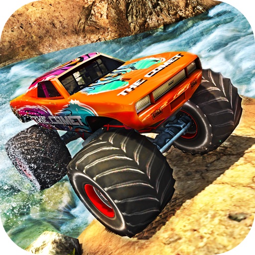 Offroad Monster Truck Desert Safari Hill Driving Icon