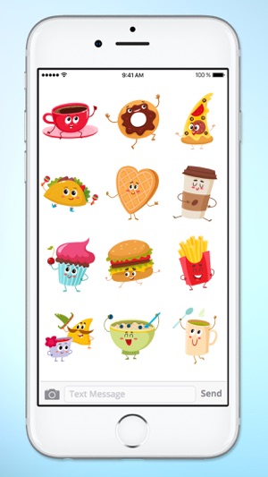 Fun Breakfast and Lunch Food Sticker Pack(圖3)-速報App