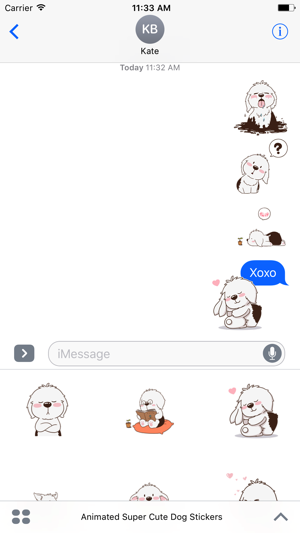 Animated Super Cute Dog Stickers(圖5)-速報App