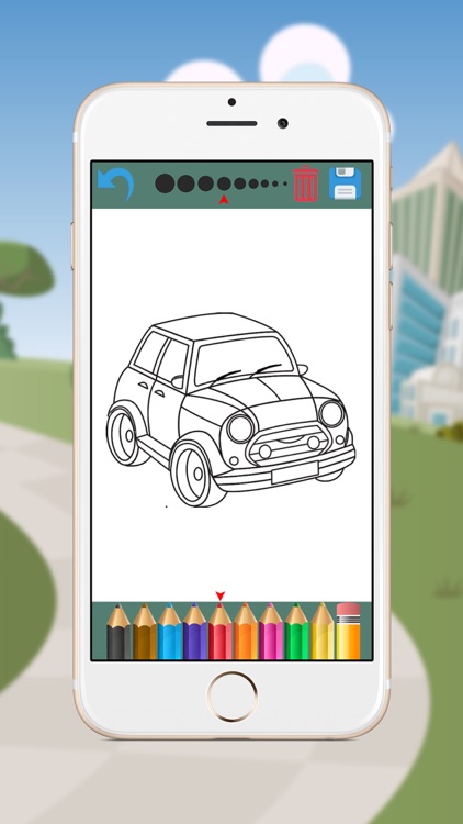 Vehicles Coloring Book - Fun Painting for Kids