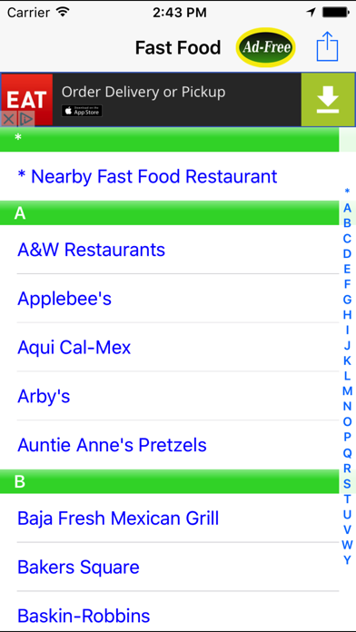 How to cancel & delete Fast Food Finder! Find FastFood Restaurants from iphone & ipad 1