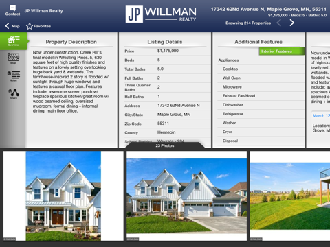 JP Willman Realty for iPad screenshot 4