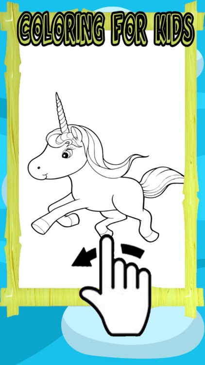 Tap Unicorn Color Game For Kid