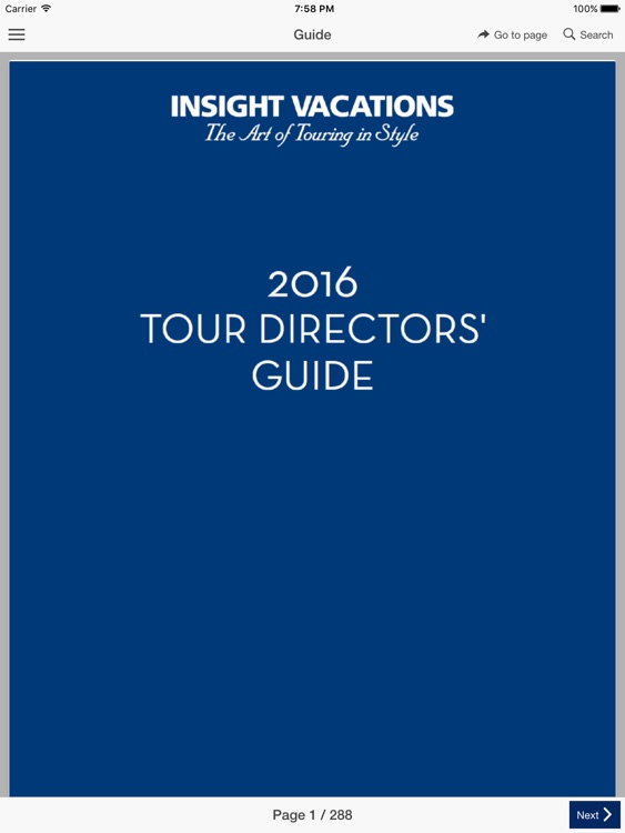 Insight Vacations TD Guide by Radoslaw Klokosinski