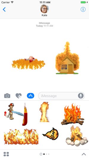 Animated Fire Sticker Pack