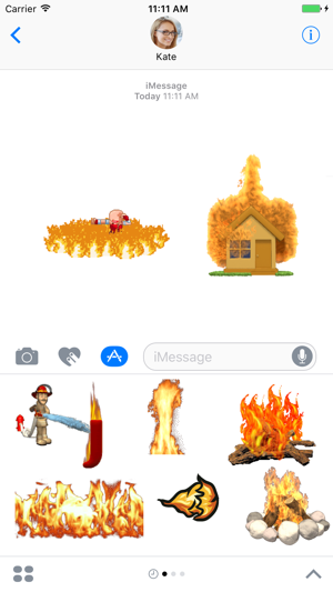 Animated Fire Sticker Pack(圖1)-速報App