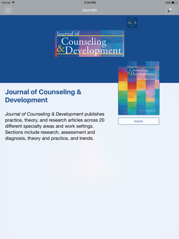 Journal of Counseling & Development screenshot 2