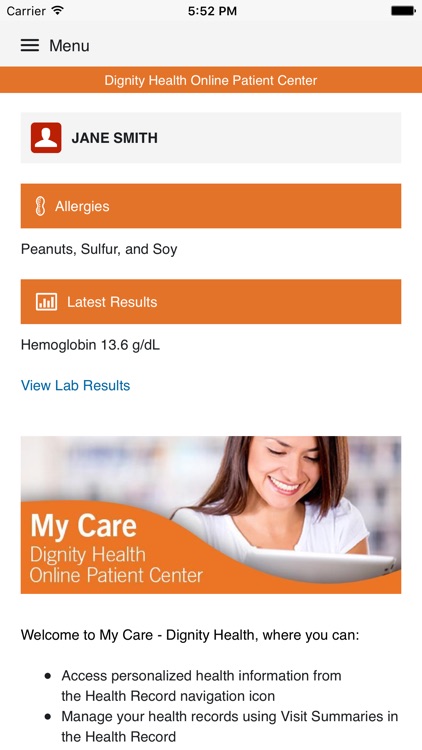 My Care - Dignity Health screenshot-0