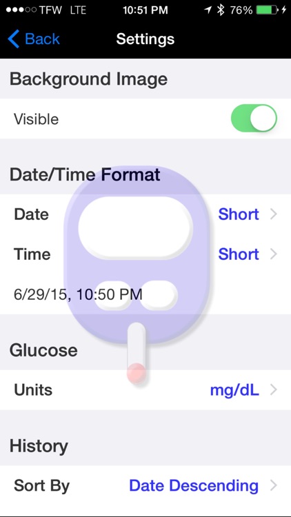 Gluco Logger for iPhone and iPad