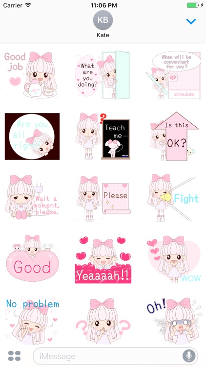 Zobia The Pretty Little Princess English Stickers