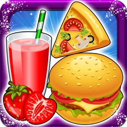 Pizza Burger & Drinks Maker -Cooking fun games