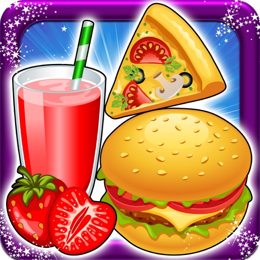 Pizza Burger & Drinks Maker -Cooking fun games iOS App