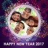 New Year 2017 Photo Frames & Wishes Free