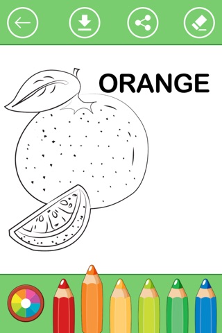 Fruit Coloring Book, Fruit Coloring Pages screenshot 4