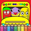 My ABC Cartoon School Bus Coloring Games for Kids